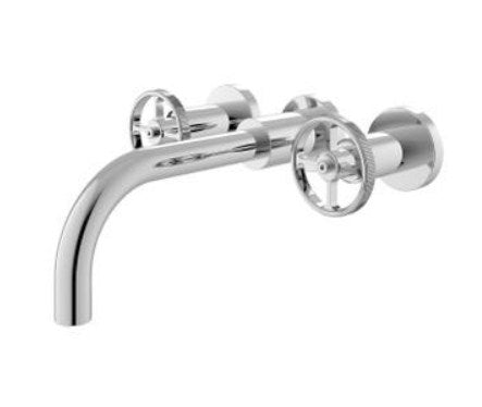 Hudson Reed Revolution Industrial Wall Mounted Basin Mixer