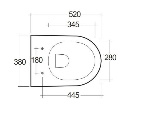 RAK-Des Wall Hung WC