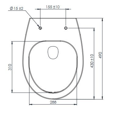 Tavistock Loft Rimless Comfort Height Back to Wall WC