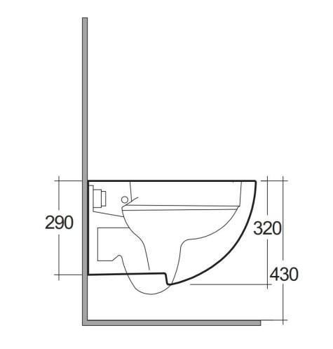 RAK-Des Wall Hung WC