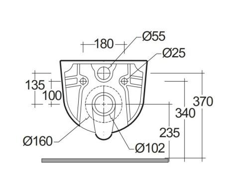 RAK-Des Wall Hung WC