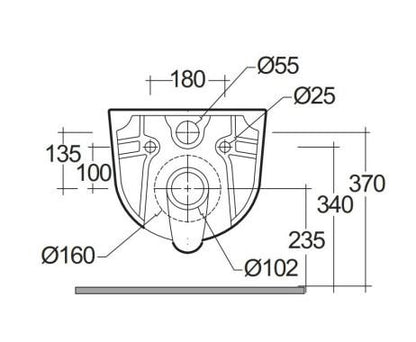 RAK-Des Wall Hung WC