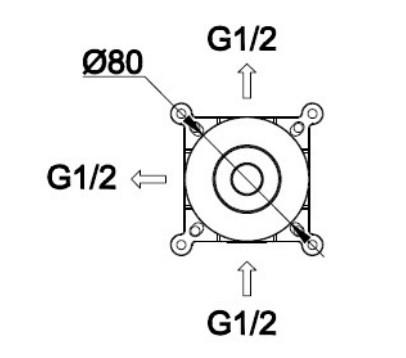 RAK-Prima Tech Concealed Stop Valve