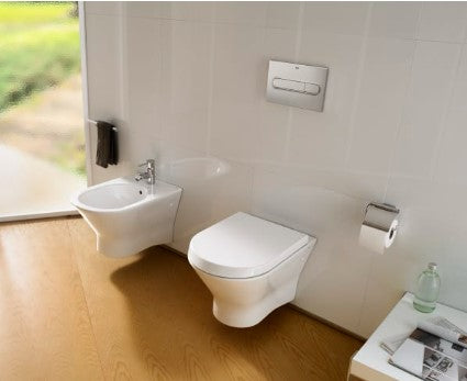 Roca Nexo Rimless Wall Hung Toilet and Seat