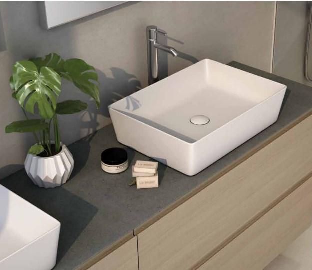 RAK-Feeling 500mm Rectangular Counter Top Wash Basin