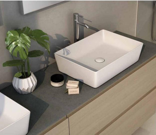 RAK-Feeling 500mm Rectangular Counter Top Wash Basin