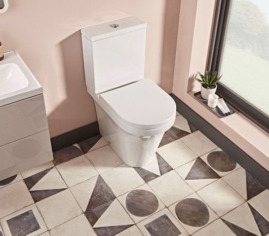 Tavistock Aerial Rimless Comfort Height Close Coupled Open Back WC