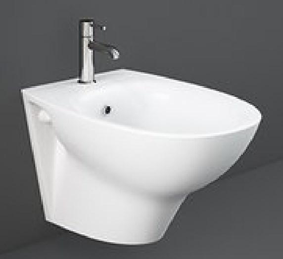 RAK-Morning Wall Hung Bidet With Exposed Fitting