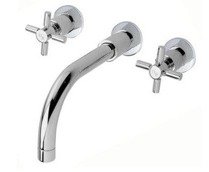 Hudson Reed TEC Cross Wall Mounted Basin Mixer