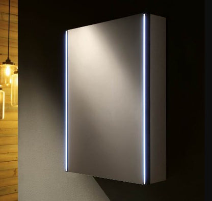 Hudson Reed Pavo 700 x 500mm 1 Door LED Touch Sensor Mirror Cabinet