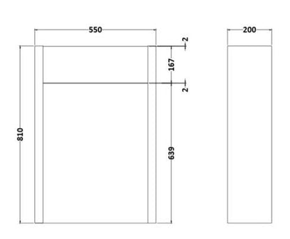 RAK-Washington 550mm WC Unit