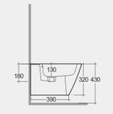 RAK-Feeling Wall Hung Bidet