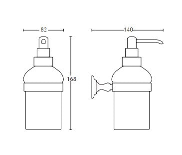 Imperial Richmond Wall-Mounted Soap Dispenser