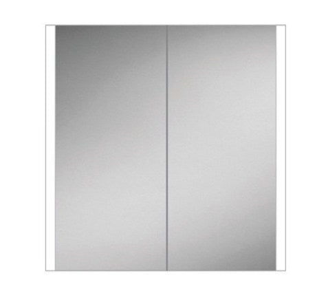 HiB Paragon 2 Door Illuminated Aluminium Cabinets