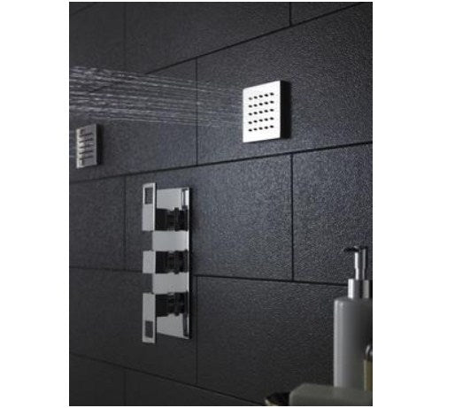 Hudson Reed Square Tile Body Jet - H92 x W92mm