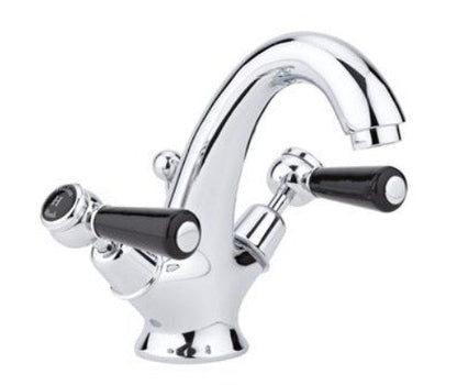 Hudson Reed Topaz Lever Dome Mono Basin Mixer With pop-up waste