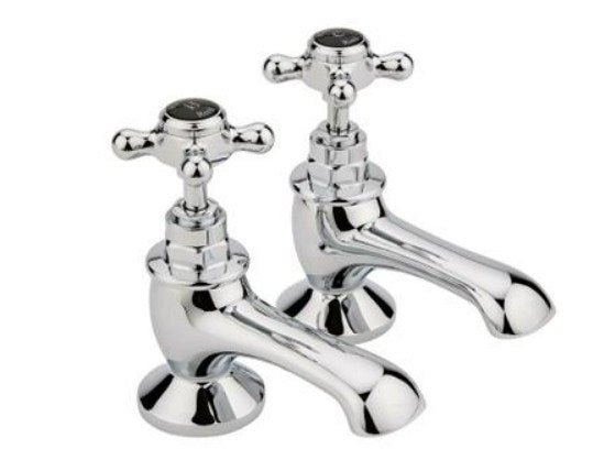 Hudson Reed Topaz Crosshead Hexagonal Bath Taps