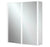 HiB Xenon 2 Doors Illuminated Aluminium Cabinets