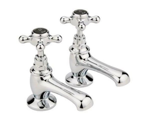 Hudson Reed Topaz Crosshead Hexagonal Basin Taps