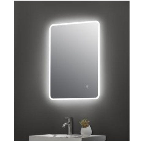 Hudson Reed Lynx Ambient Lit 700 x 500mm LED Touch Sensor Mirror