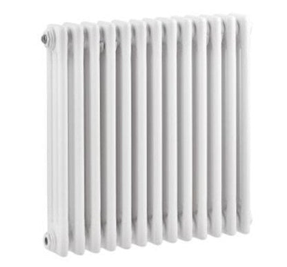 Hudson Reed Old London Colosseum Wall Mounted Horizontal Radiator - High Gloss White