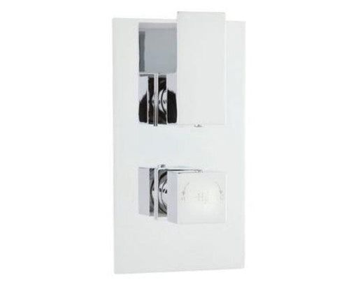 Hudson Reed Square Twin Thermostatic Shower Valve or Valve with Diverter