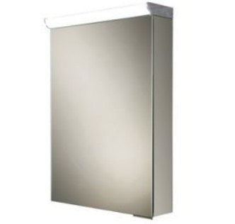 HiB Flux 40cm 1 Door Illuminated Aluminium Cabinets