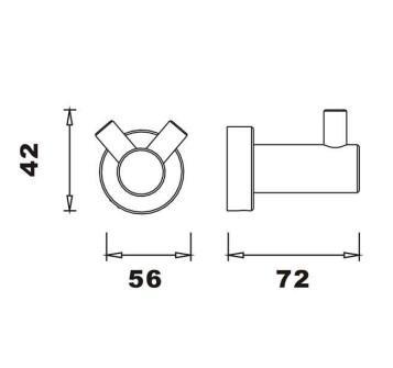 RAK-Sphere Robe Hook