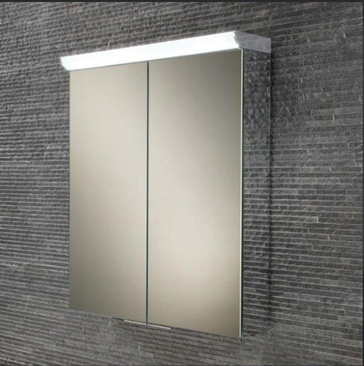 HiB Flare 60cm 2 Doors Illuminated Aluminium Cabinets