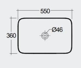 RAK-Variant Rectangular Drop-In Wash Basin