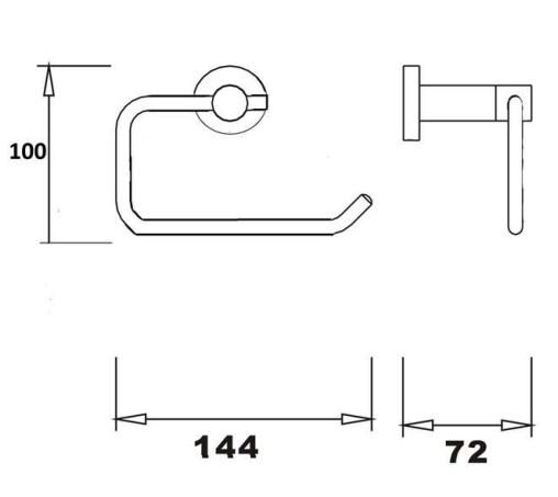 RAK-Sphere Toilet Roll Holder