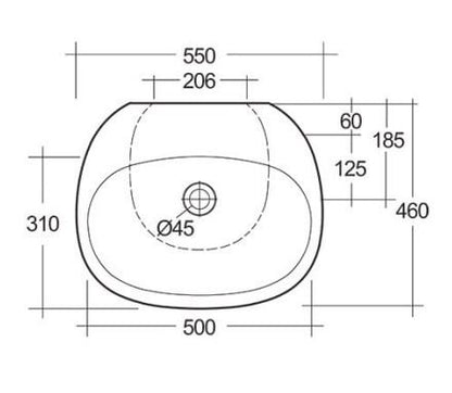 RAK-Sensation Free Standing Wash Basin