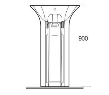 RAK-Sensation Free Standing Wash Basin