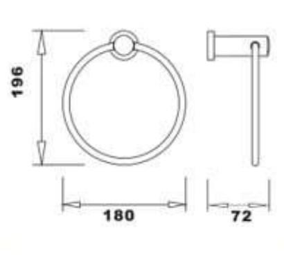 RAK-Sphere Towel Ring