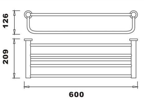 RAK-Sphere Towel Shelf