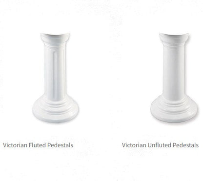 Silverdale Victorian White Pedestal