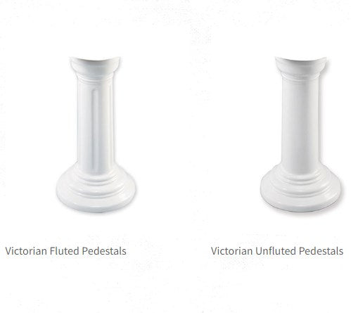 Silverdale Victorian White Pedestal