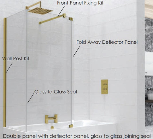 Kudos 10mm Ultimate Flat Panel Walk-In Shower enclosures