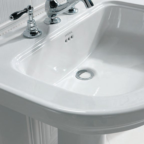 Imperial Carlyon Medium Basin with Pedestal