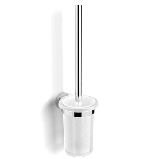 HiB Pico Wall Mounted Toilet Brush and Holder - Chrome