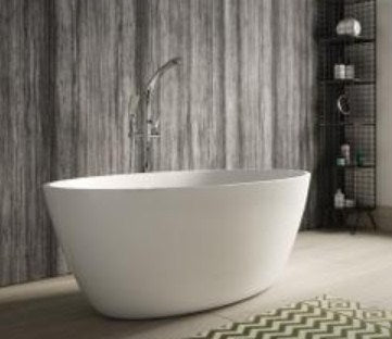 Hudson Reed Grace Freestanding Bath with Push Button Waste