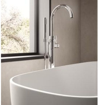 Hudson Reed Bella Freestanding Bath with Push Button Waste