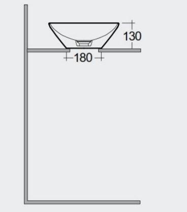 RAK-Variant Square Counter Top Wash Basin