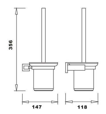 RAK-Cubis Toilet Brush