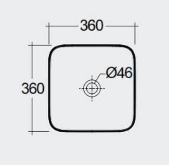 RAK-Variant Square Drop-In Wash Basin