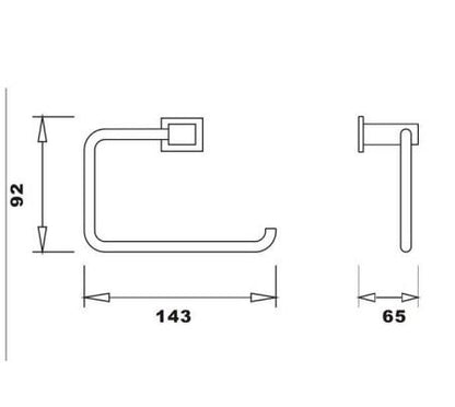 RAK-Cubis Toilet Roll Holder