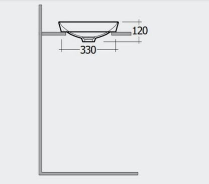 RAK-Variant Square Drop-In Wash Basin