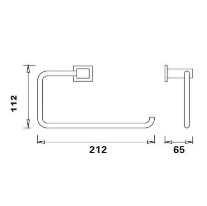 RAK-Cubis Towel Ring