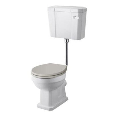 Hudson Reed Richmond  Comfort Height Low Level Toilet, Cistern & Flush Pipe Kit