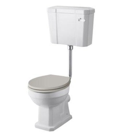 Hudson Reed Richmond Low Level Toilet, Cistern & Flush Pipe Kit